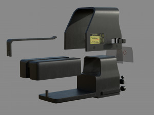 - scope - 03 - holoscope - holosight Model 3D