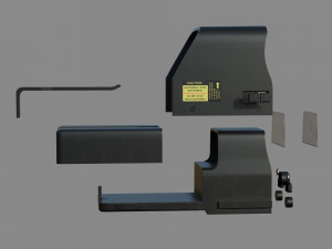 - scope - 03 - holoscope - holosight Model 3D