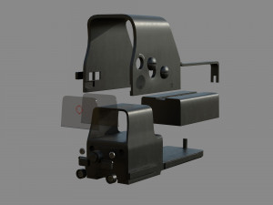 - scope - 03 - holoscope - holosight Model 3D