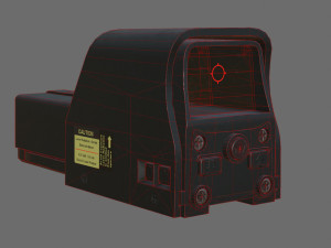 - scope - 03 - holoscope - holosight Model 3D