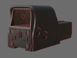 - scope - 03 - holoscope - holosight Model 3D