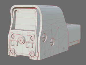 - scope - 03 - holoscope - holosight Model 3D