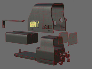 - scope - 03 - holoscope - holosight Model 3D