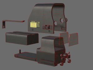- scope - 03 - holoscope - holosight 3D Model