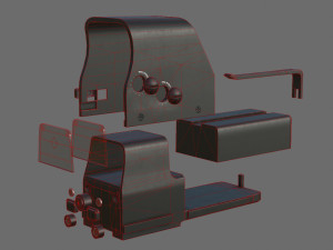 - scope - 03 - holoscope - holosight Model 3D