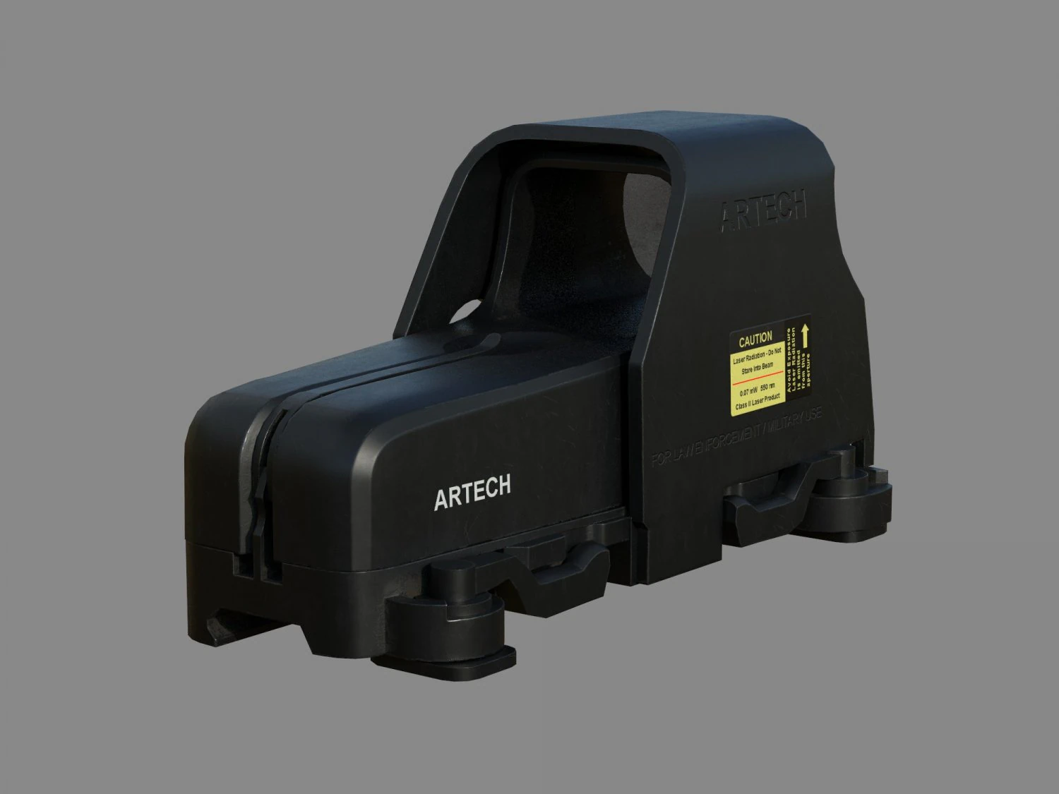 - scope - 04 - holoscope - eotech 3D Model .c4d .max .obj .3ds .fbx .stl .blend 