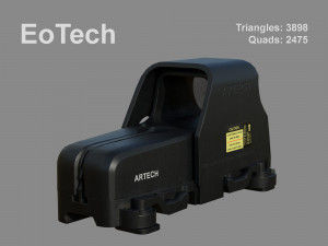 - scope - 04 - holoscope - eotech 3D 모델