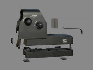 - scope - 04 - holoscope - eotech 3D 모델