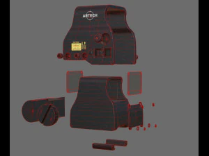 - scope - collection holoscope pack bundle 3D Model