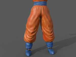 character - dragon balls goku fan art Modelo 3D