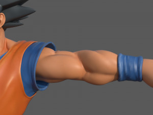 character - dragon balls goku fan art Modelo 3D