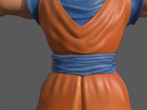 character - dragon balls goku fan art Modelo 3D