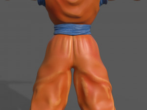 character - dragon balls goku fan art Modelo 3D