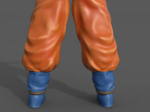 character - dragon balls goku fan art Modelo 3D