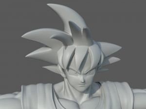 character - dragon balls goku fan art Modelo 3D