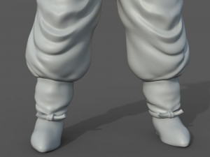 character - dragon balls goku fan art Modelo 3D