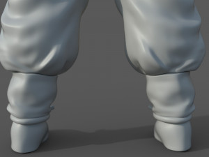character - dragon balls goku fan art Modelo 3D