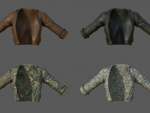 Character - female girl customize bundle pack 3D Model
