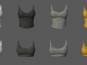 Character - female girl customize bundle pack 3D Model