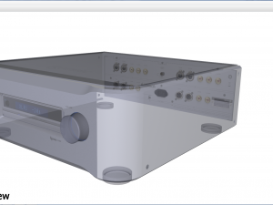 high-end pre-amp esoteric c-02x Model 3D