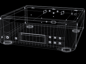 high-end sacd esoteric p-02 Modèle 3D