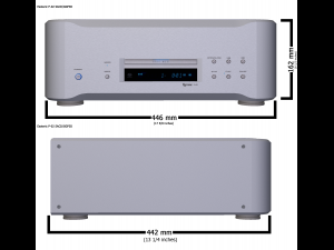 high-end sacd esoteric p-02 Modèle 3D