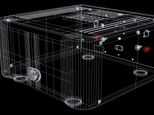 high-end power amplifier esoteric s-02 3D-Modell