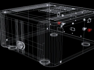 high-end power amplifier esoteric s-02 3D Model