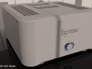 high-end power amplifier esoteric s-02 3D-Modell