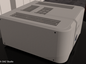high-end power amplifier esoteric s-02 3D-Modell
