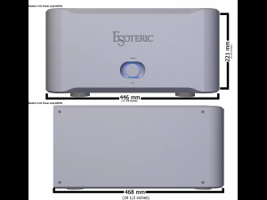 high-end power amplifier esoteric s-02 3D Model