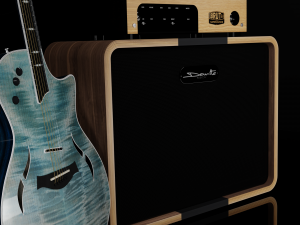 guitarist set 1 - dewitte amp taylor t5z pro pbr 3D Model