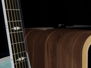 guitarist set 1 - dewitte amp taylor t5z pro pbr 3D Model
