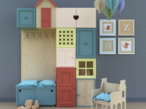 childrens room Modelo 3D