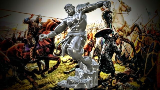 viking warrior 3D 模型 .c4d .max .obj .3ds .fbx .stl .blend 