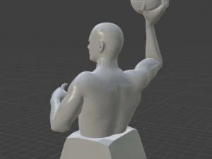 water polo player 3D Model