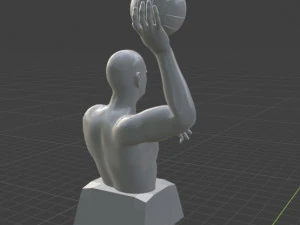 water polo player 3D Model