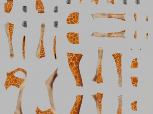giraffe Modelo 3D