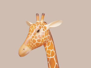 giraffe Modelo 3D