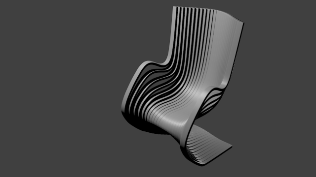 pipo chair 3D Model .c4d .max .obj .3ds .fbx .stl .blend 