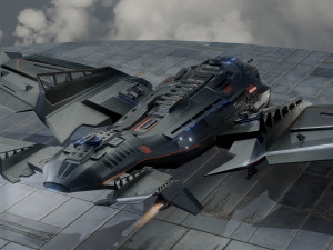 Star Fighter - Space Ship - include inside Model 3D
