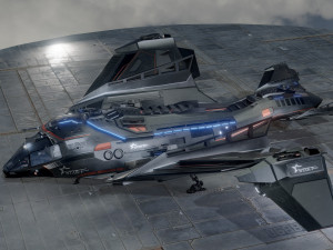 Star Fighter - Space Ship - include inside Model 3D