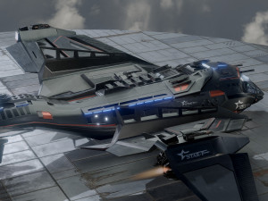Star Fighter - Space Ship - include inside Model 3D