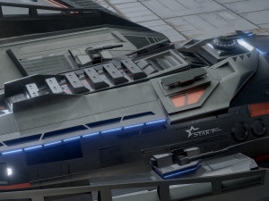 Star Fighter - Space Ship - include inside Model 3D