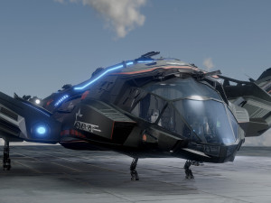 Star Fighter - Space Ship - include inside Model 3D