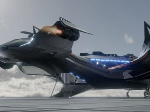 Star Fighter - Uzay Gemisi - i&ccedil;ine dahil edin 3D Model