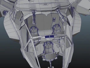 Star Fighter - Uzay Gemisi - i&ccedil;ine dahil edin 3D Model