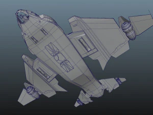 Star Fighter - Uzay Gemisi - i&ccedil;ine dahil edin 3D Model