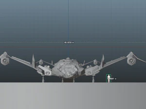 Star Fighter - Uzay Gemisi - i&ccedil;ine dahil edin 3D Model