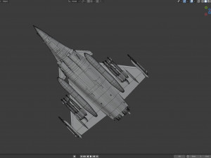 Dassault Rafale C - Fully Rigged with High Resolution Cocpit Modelo 3D